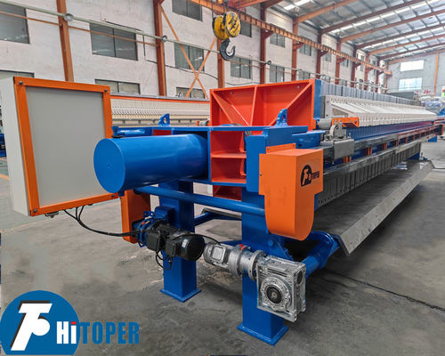 Hydraulic Membrane Filter Press for Mechanical Dewatering with CE Certification and Solid Liquid Separation Technology