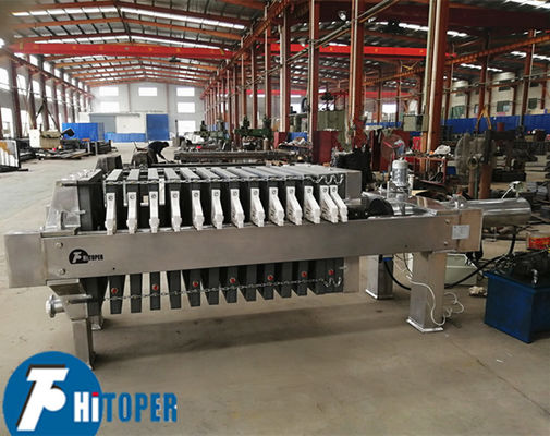 Membrane Filter Press Capable of Producing Filter Cakes with Maximum Solids Content and Reduced Moisture for Industrial