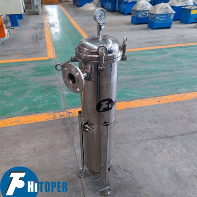 Stainless Steel Bag Filter Housing Designed for High Pressure Operation and Precise Filtration Down to 0.5 Microns
