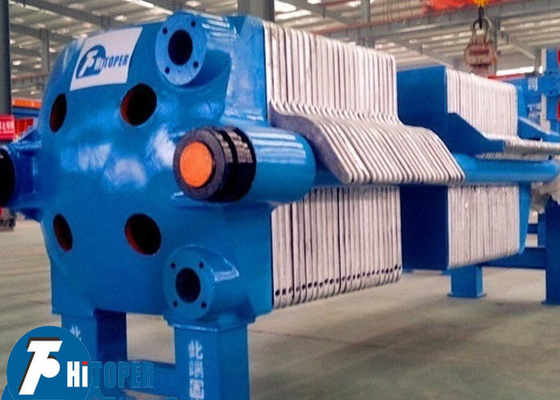 Semi-automatic Cast Iron Filter Press Plate And Frame Type For Solid Liquid Separation