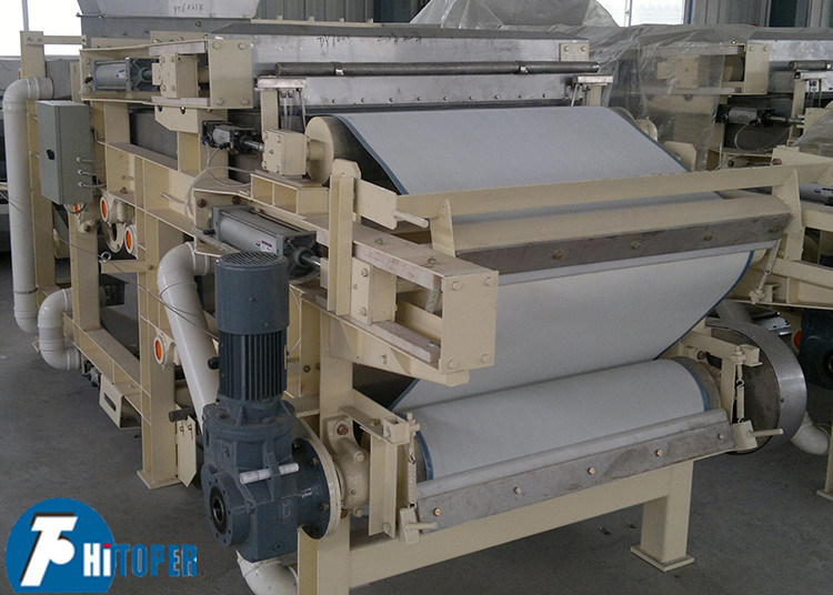 Continuous Operation Belt Filter Press with Scientific Roller Arrangement for Smooth Low Noise Sludge Dewatering in Printing and Dyeing Industry