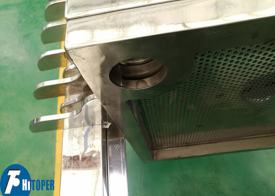 खाद्य तेल निस्पंदन के लिए बहुमुखी स्टेनलेस स्टील फिल्टर प्रेस जिसमें 450 मिमी प्लेट और विभिन्न फिल्टर कपड़े कागज और झिल्ली शामिल हैं